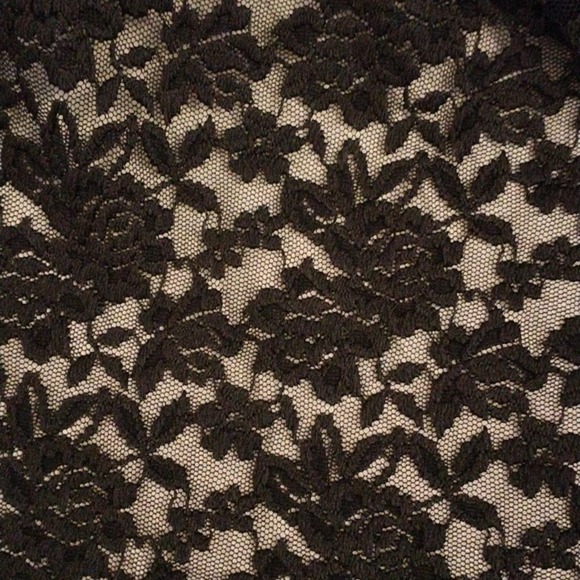 Abercrombie & Fitch Lace Mini Dress Sz XS BLACK Twist-Front V-neck Goth Coquette - Picture 3 of 8